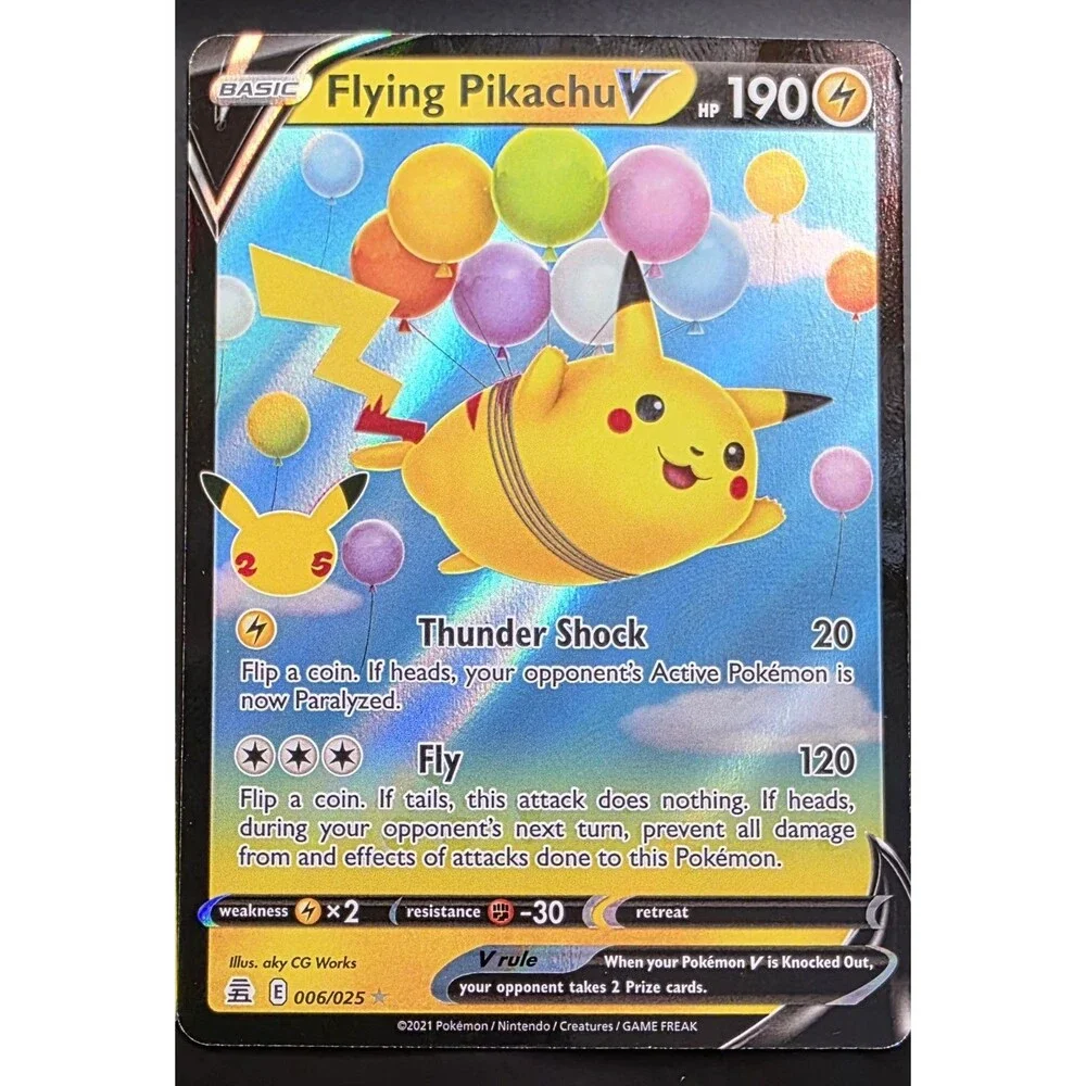 Pokémon TCG Pikachu Celebrations Lot Of 3